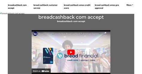 Smart Payment Acceptance For Smart Growth. . Breadcashback com accept